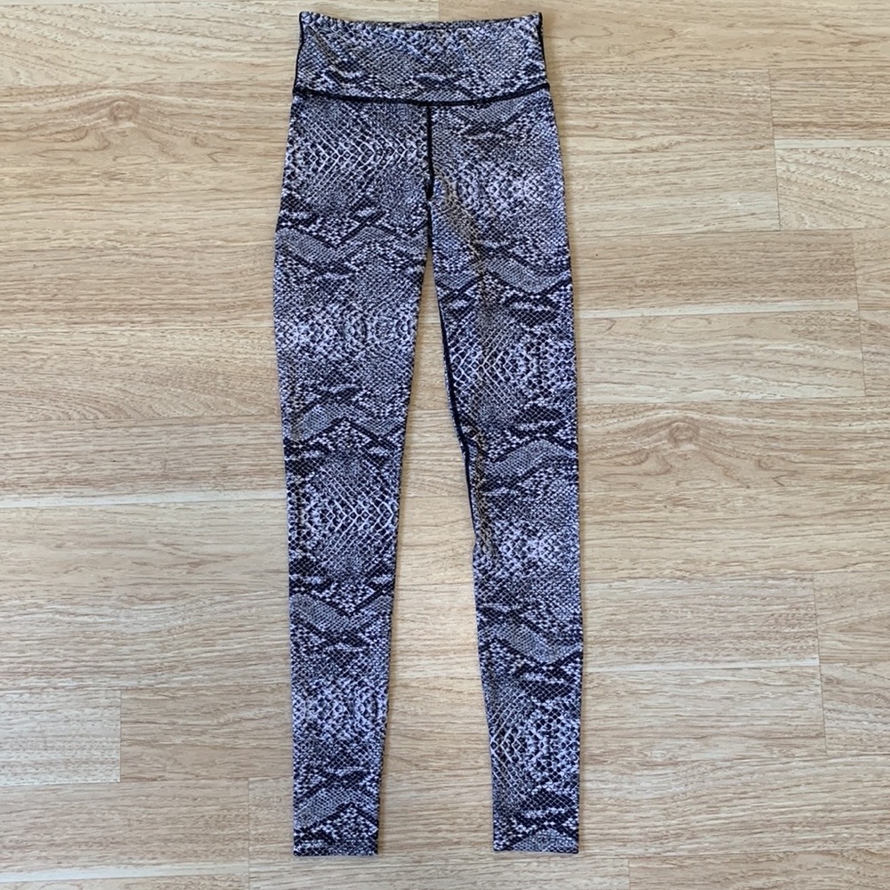 Show Me Your Mumu Snakeskin Print Leggings Mumu Movees